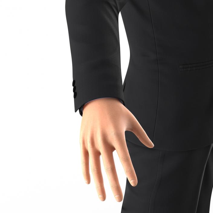 Asian Businessman Rigged 3D model