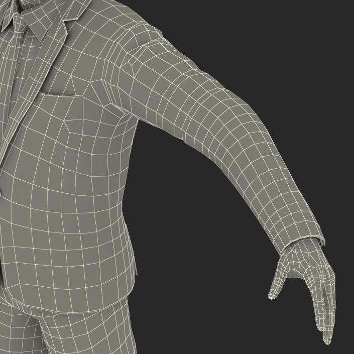 Asian Businessman Rigged 3D model