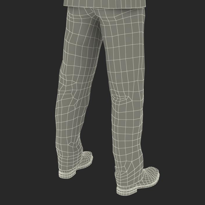 Asian Businessman Rigged 3D model