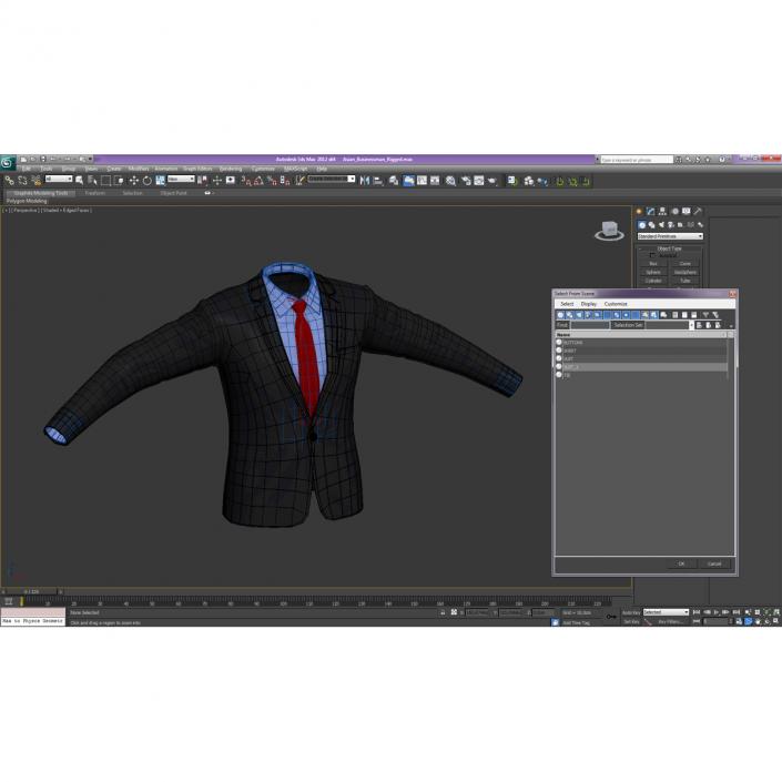 Suit Jacket 10 3D model