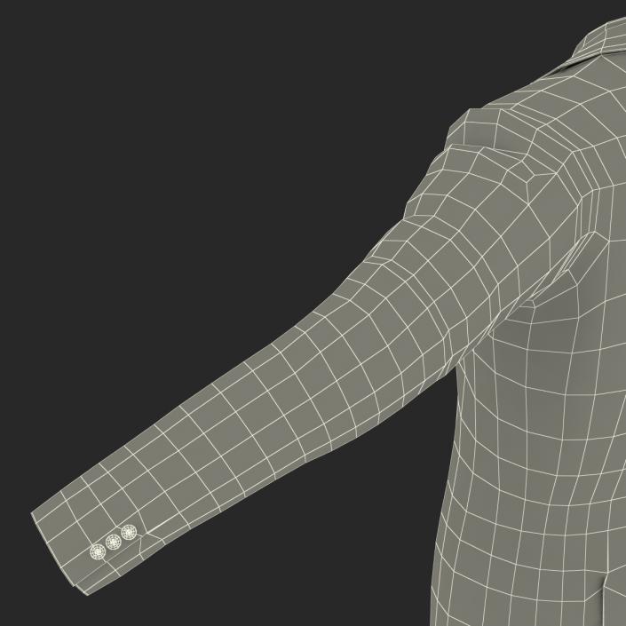 Suit Jacket 10 3D model