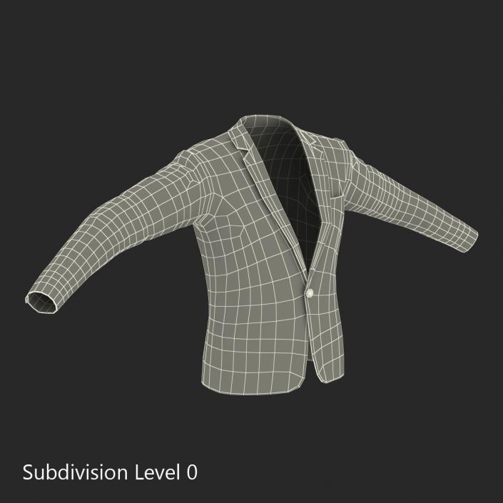 Suit Jacket 11 3D model