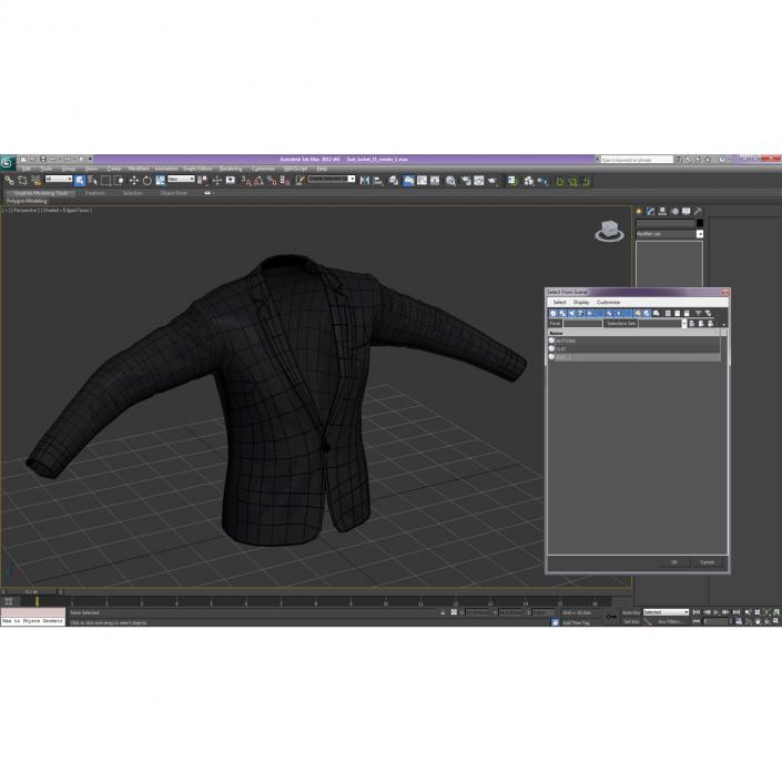 Suit Jacket 11 3D model