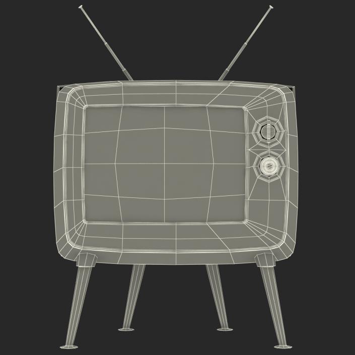 3D model Retro TV 3