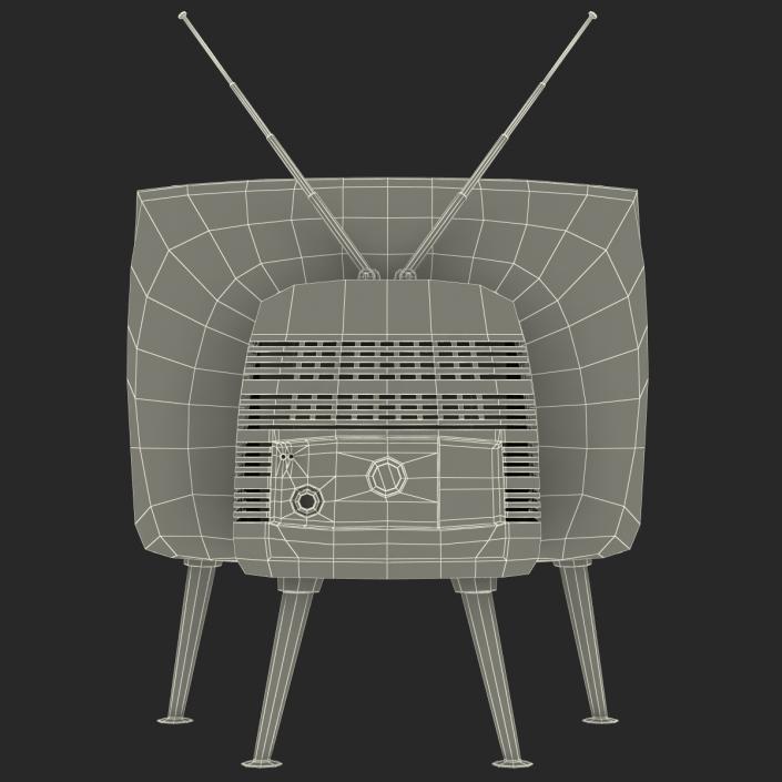 3D model Retro TV 3