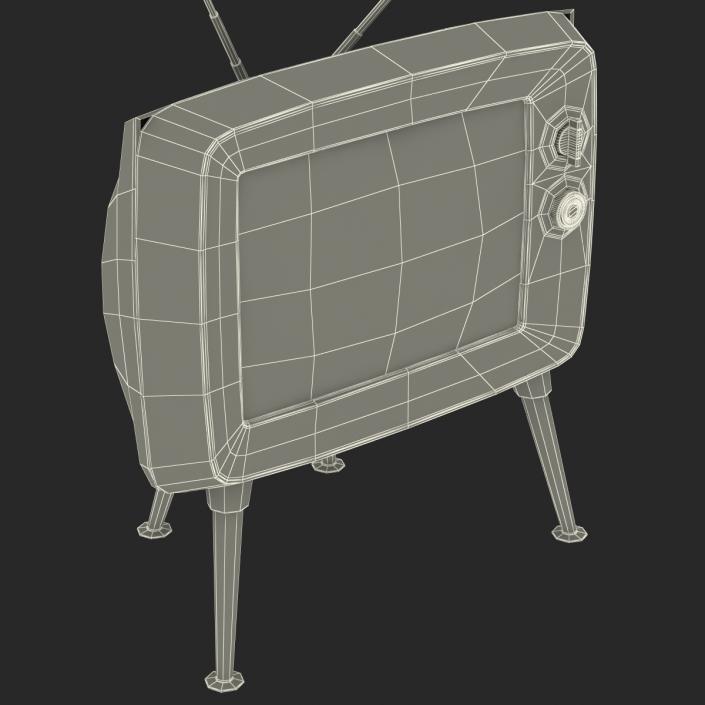 3D model Retro TV 3