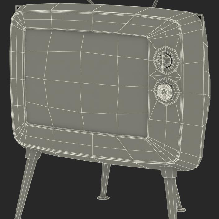 3D model Retro TV 3