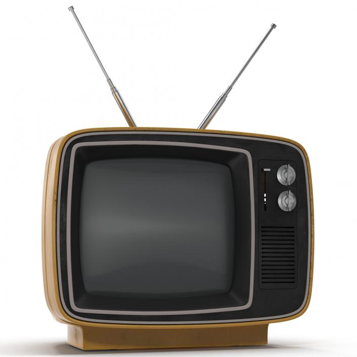 3D model Retro TV