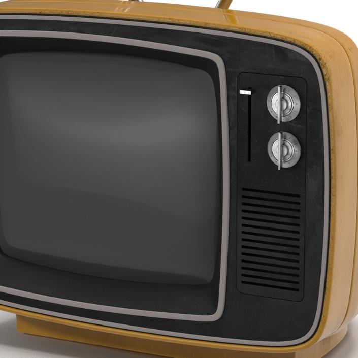 3D model Retro TV