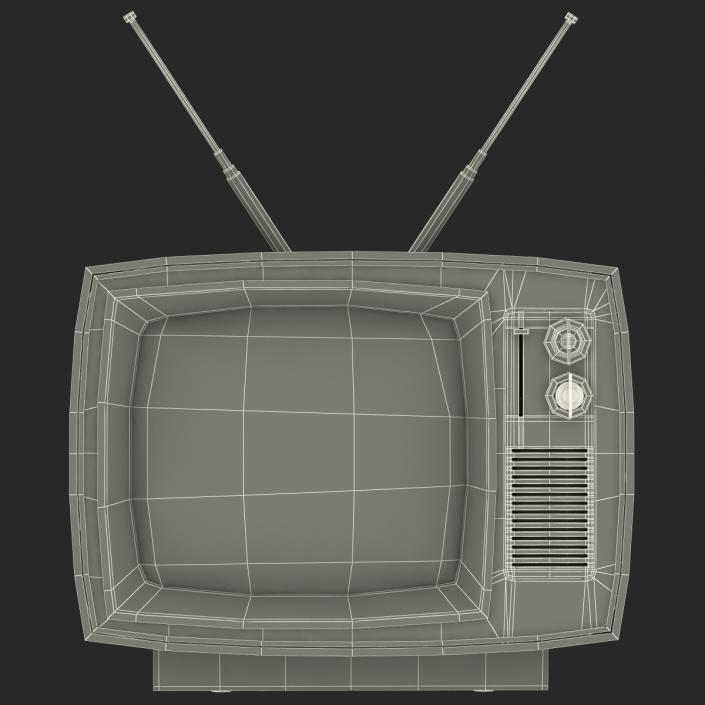 3D model Retro TV