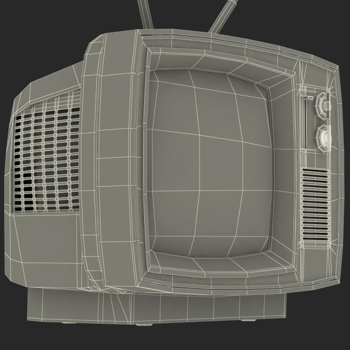 3D model Retro TV