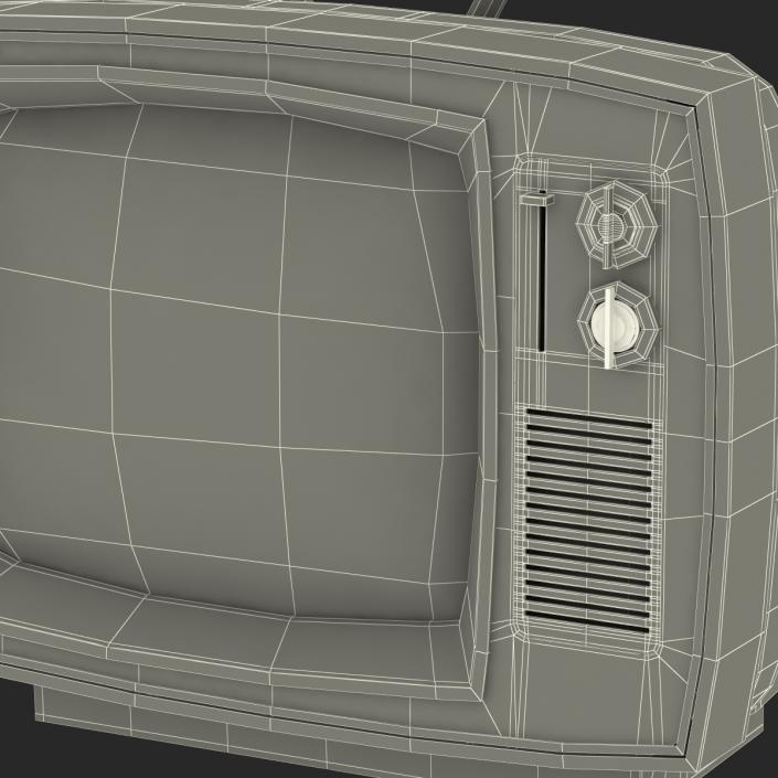 3D model Retro TV