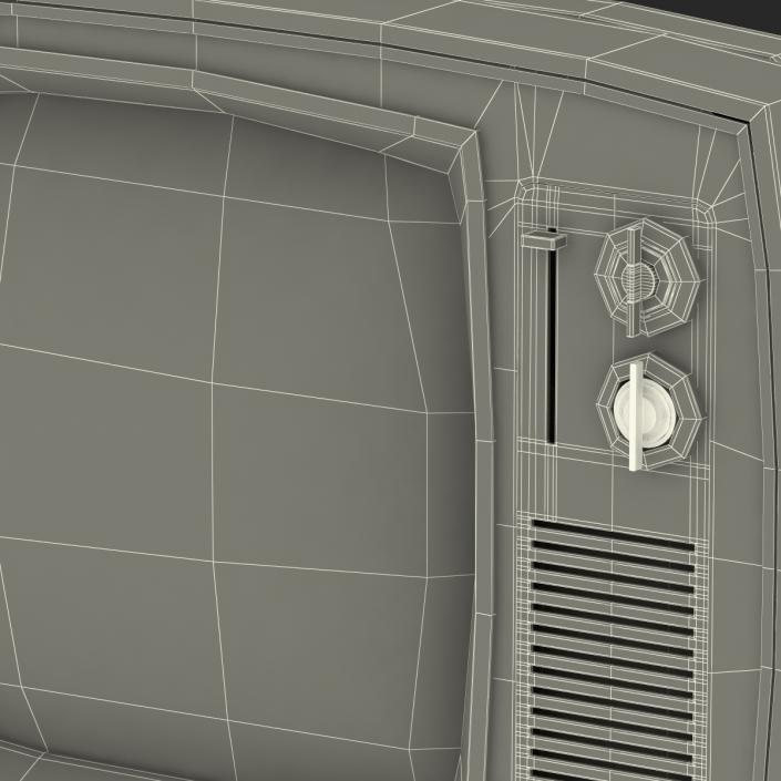 3D model Retro TV