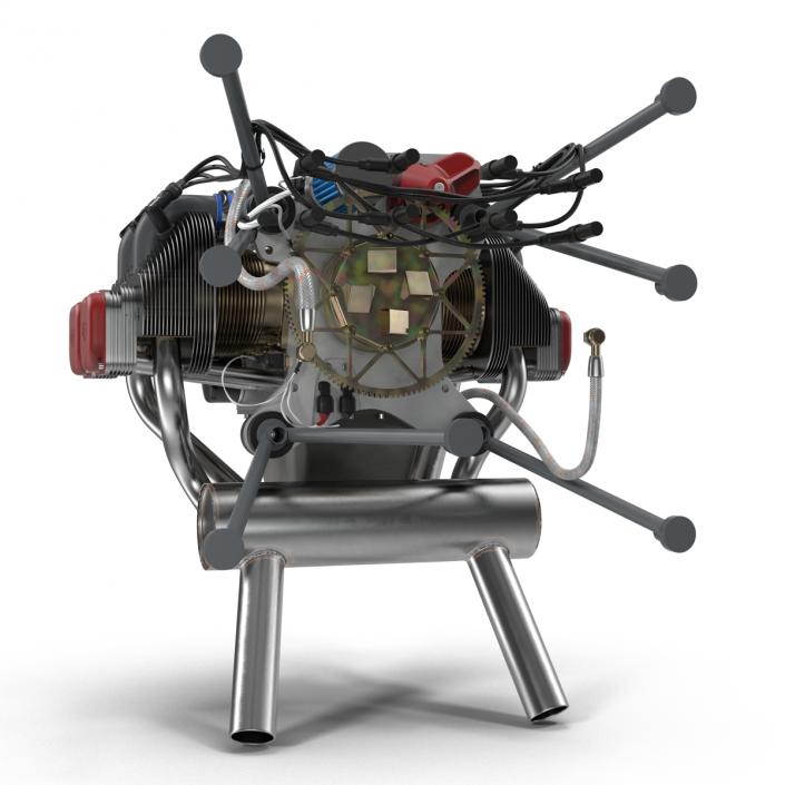 Piston Aircraft Engine ULPower UL260i 3D