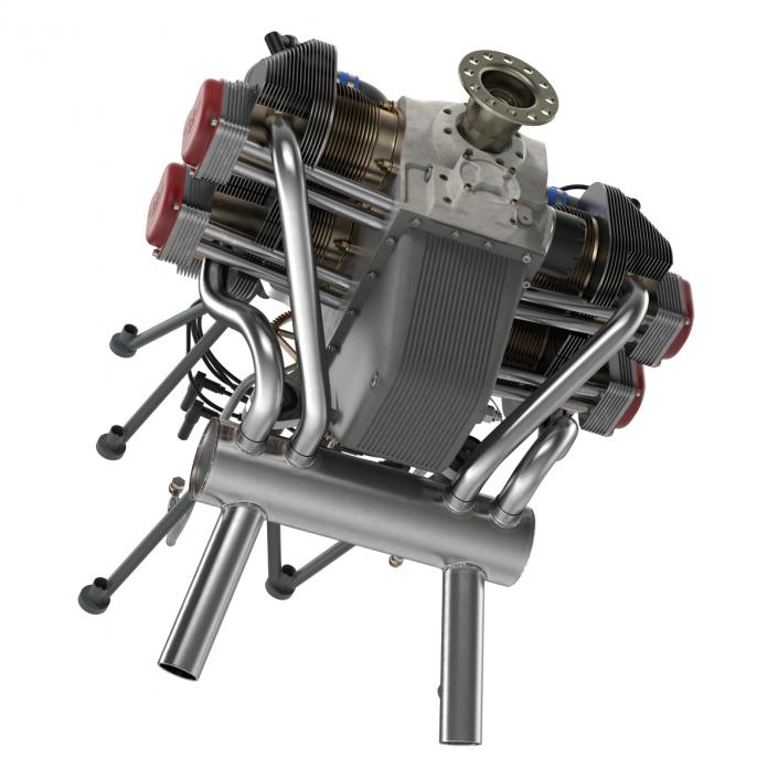 Piston Aircraft Engine ULPower UL260i 3D