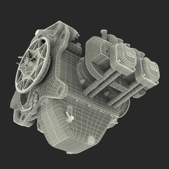 Piston Aircraft Engine ULPower UL260i 2 3D model