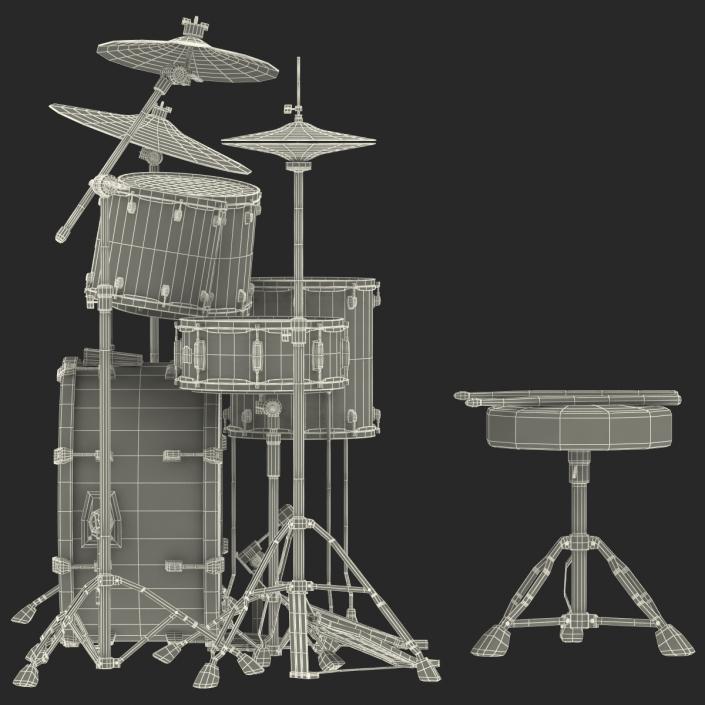 3D model Drum Kit