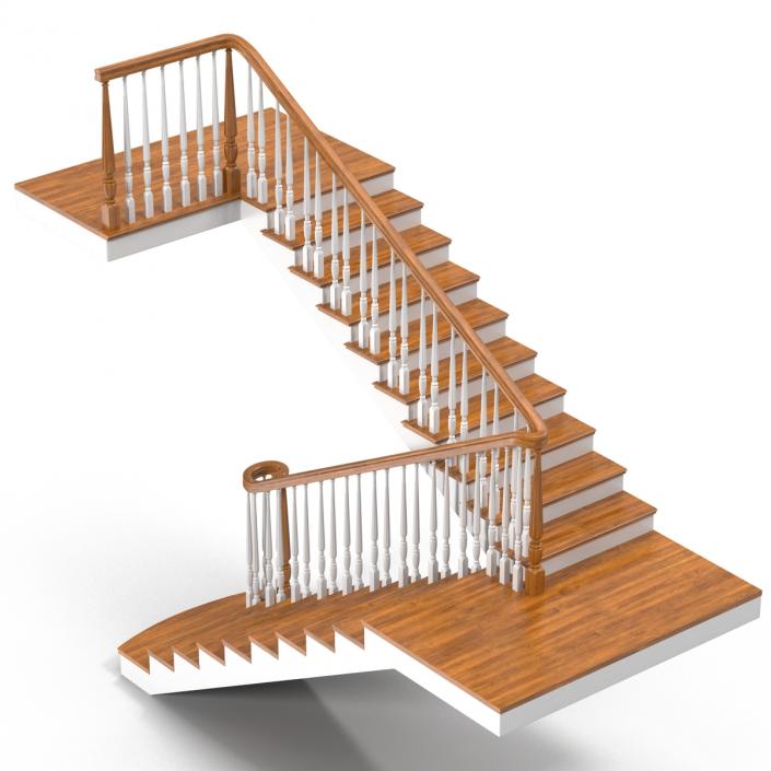 3D model Stairs 3