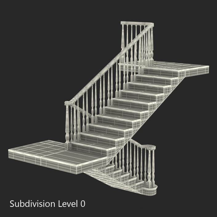 3D model Stairs 3