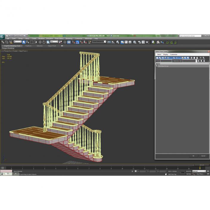 3D model Stairs 3