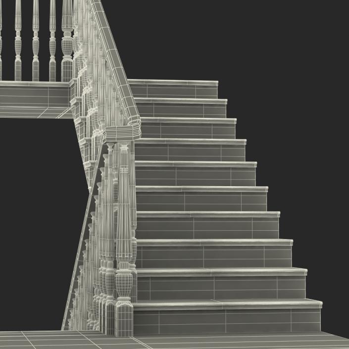 3D model Stairs 3