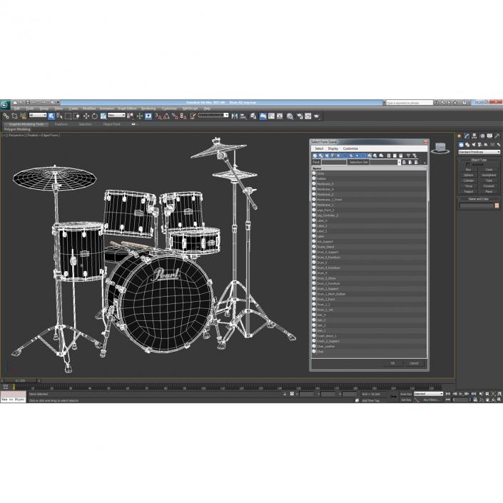 3D model Drum Kit