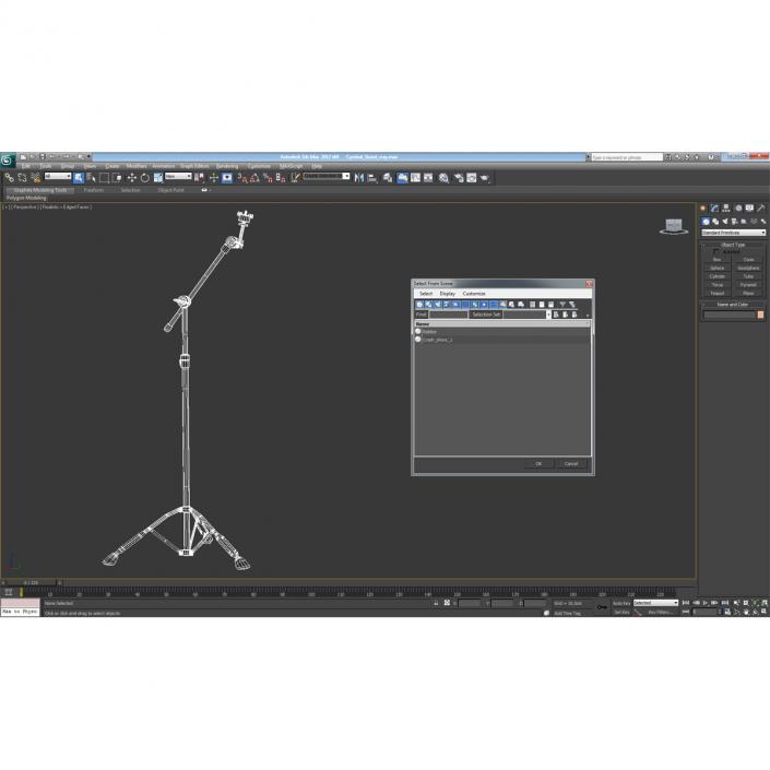 Cymbal Stand 3D