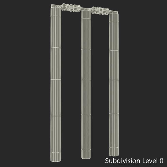 Cricket Wicket 3D model