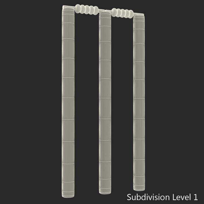 Cricket Wicket 3D model