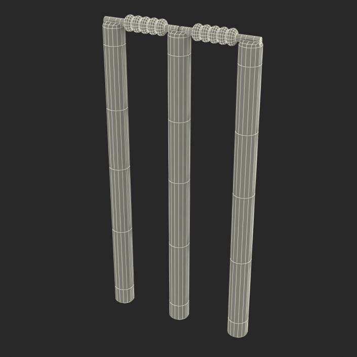 Cricket Wicket 3D model