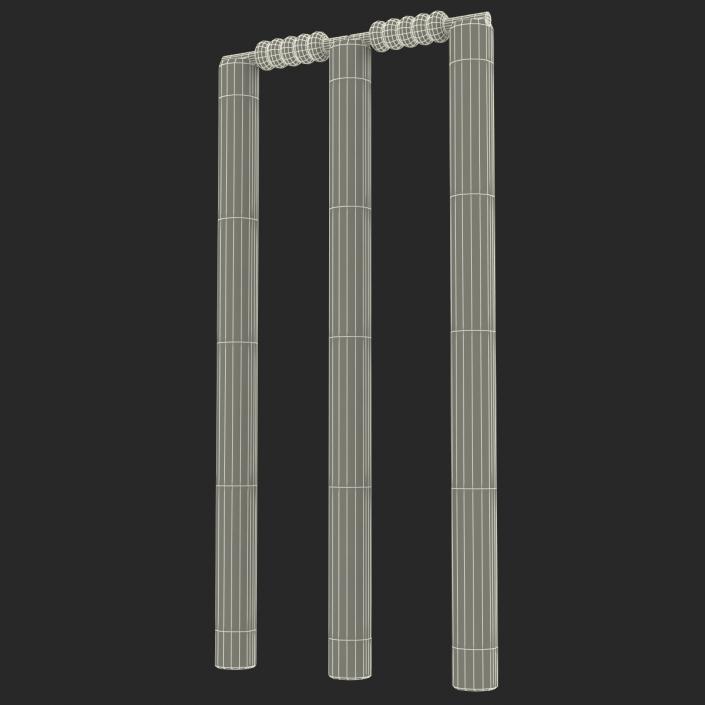 Cricket Wicket 3D model