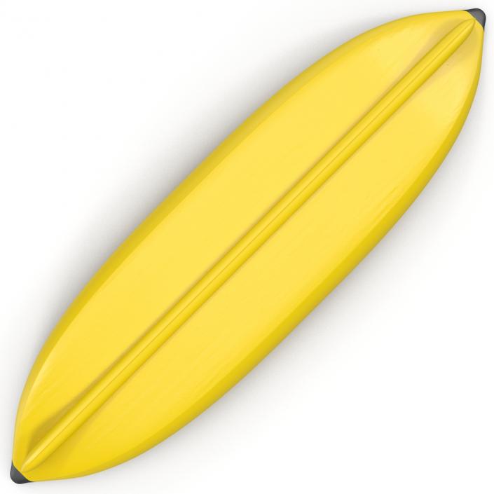 3D model Inflatable Kayak 3 Yellow