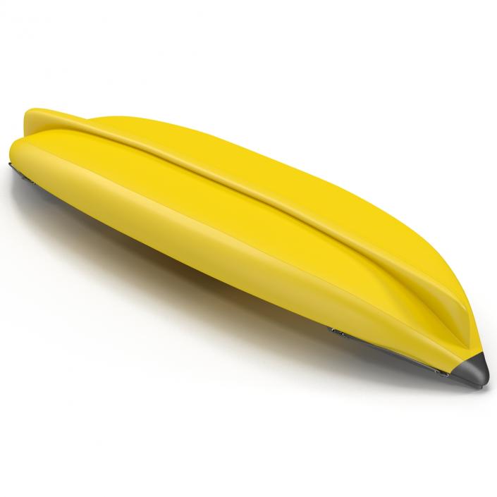 3D model Inflatable Kayak 3 Yellow