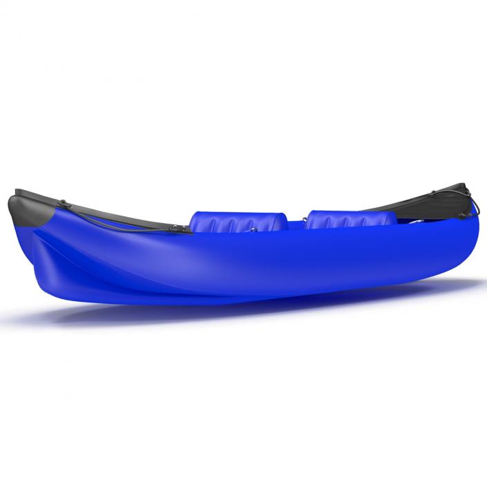 3D Inflatable Kayak 3 Blue model