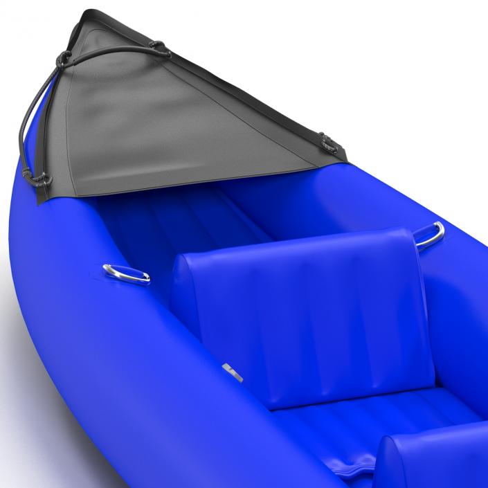 3D Inflatable Kayak 3 Blue model