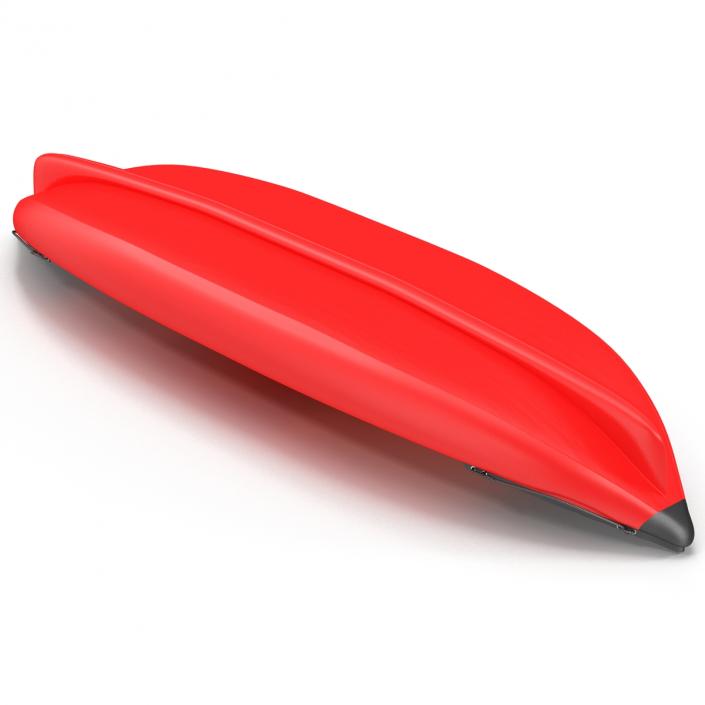 Inflatable Kayak 3 Red 3D