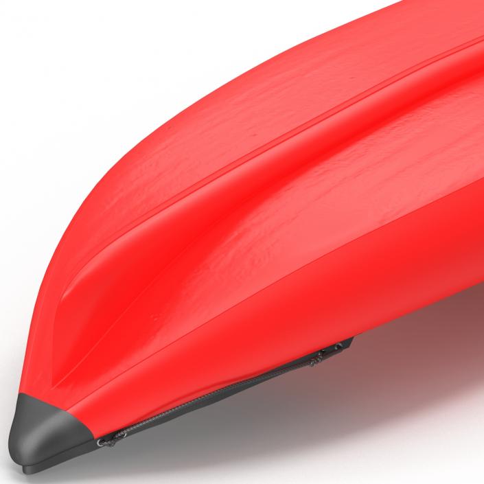 Inflatable Kayak 3 Red 3D