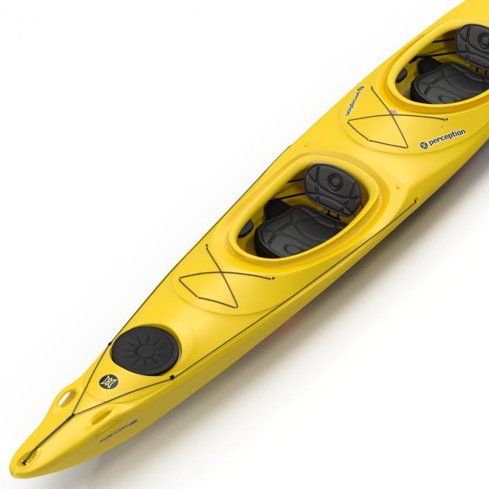 Kayak 2 Yellow 3D model