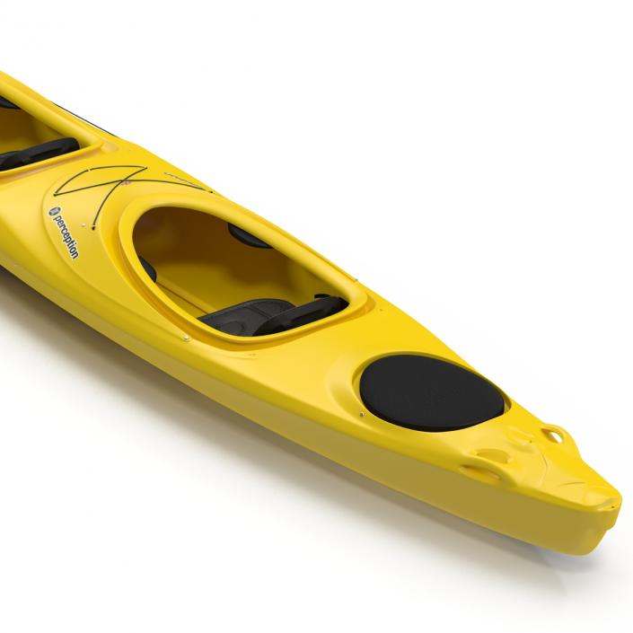 Kayak 2 Yellow 3D model