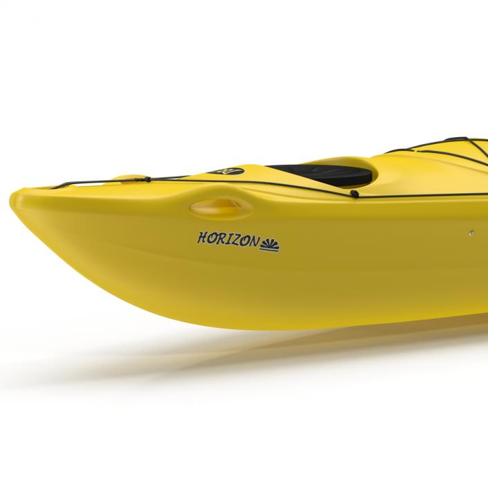 Kayak 2 Yellow 3D model