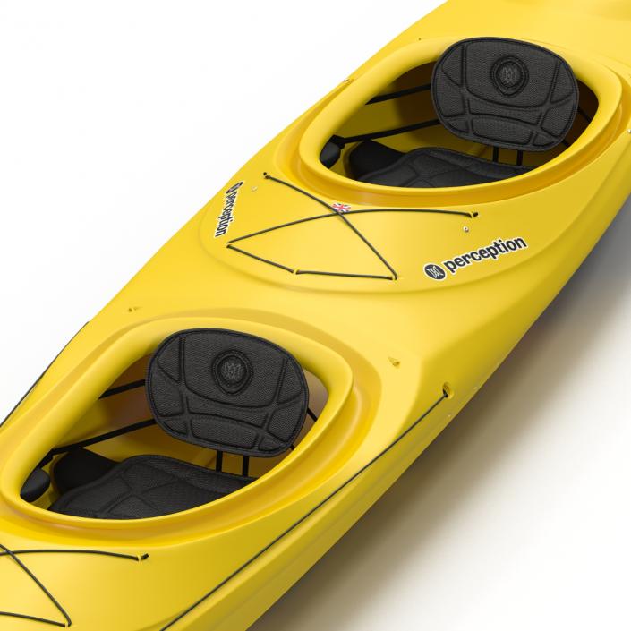 Kayak 2 Yellow 3D model