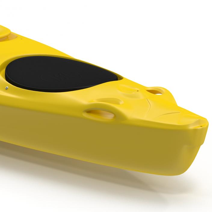 Kayak 2 Yellow 3D model