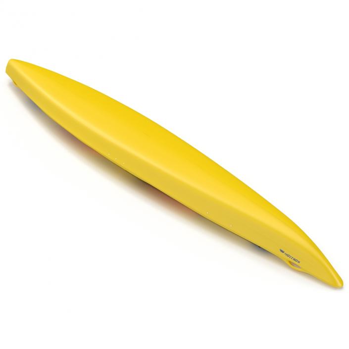 Kayak 2 Yellow 3D model