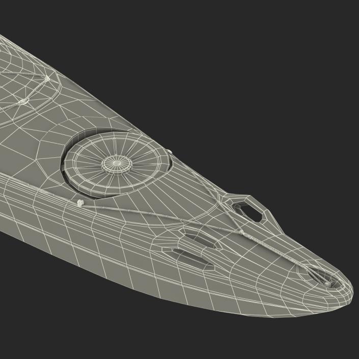 Kayak 2 Yellow 3D model