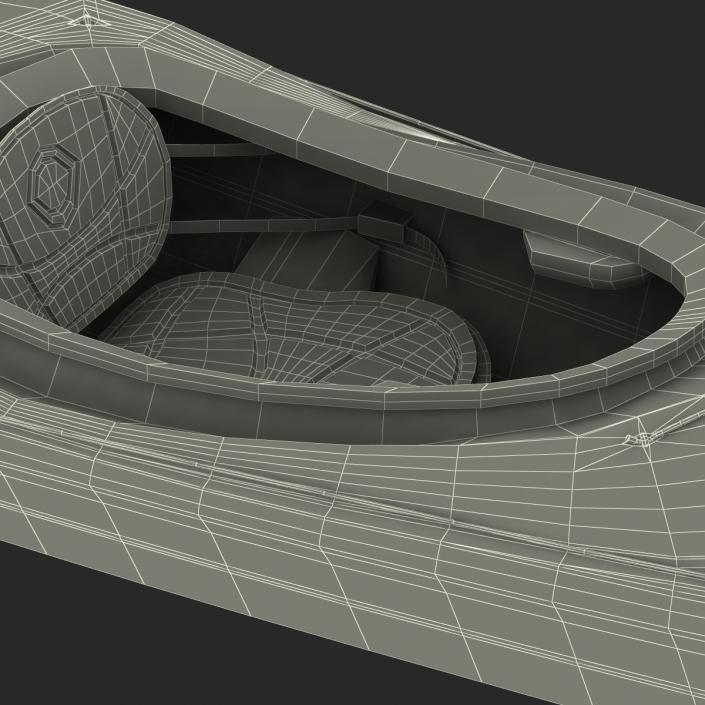 Kayak 2 Yellow 3D model