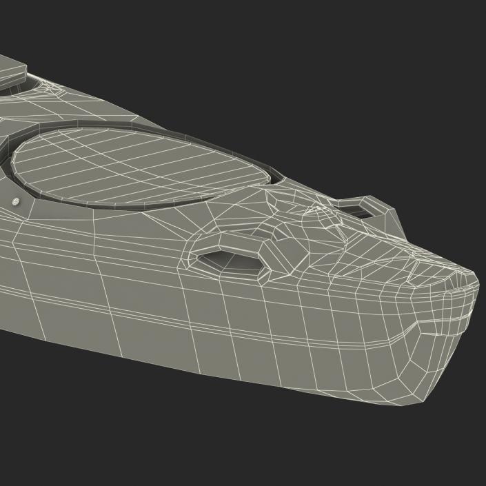 Kayak 2 Yellow 3D model