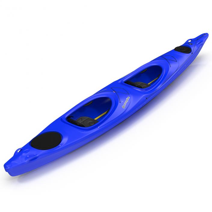 Kayak 2 Blue 3D