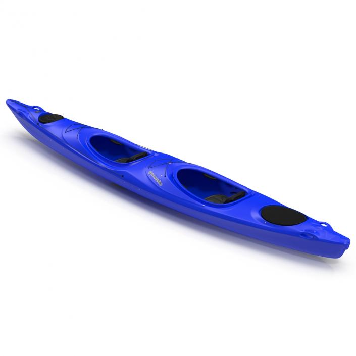 Kayak 2 Blue 3D