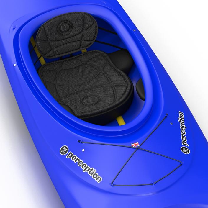 Kayak 2 Blue 3D