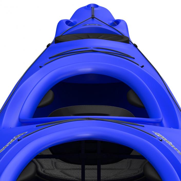 Kayak 2 Blue 3D